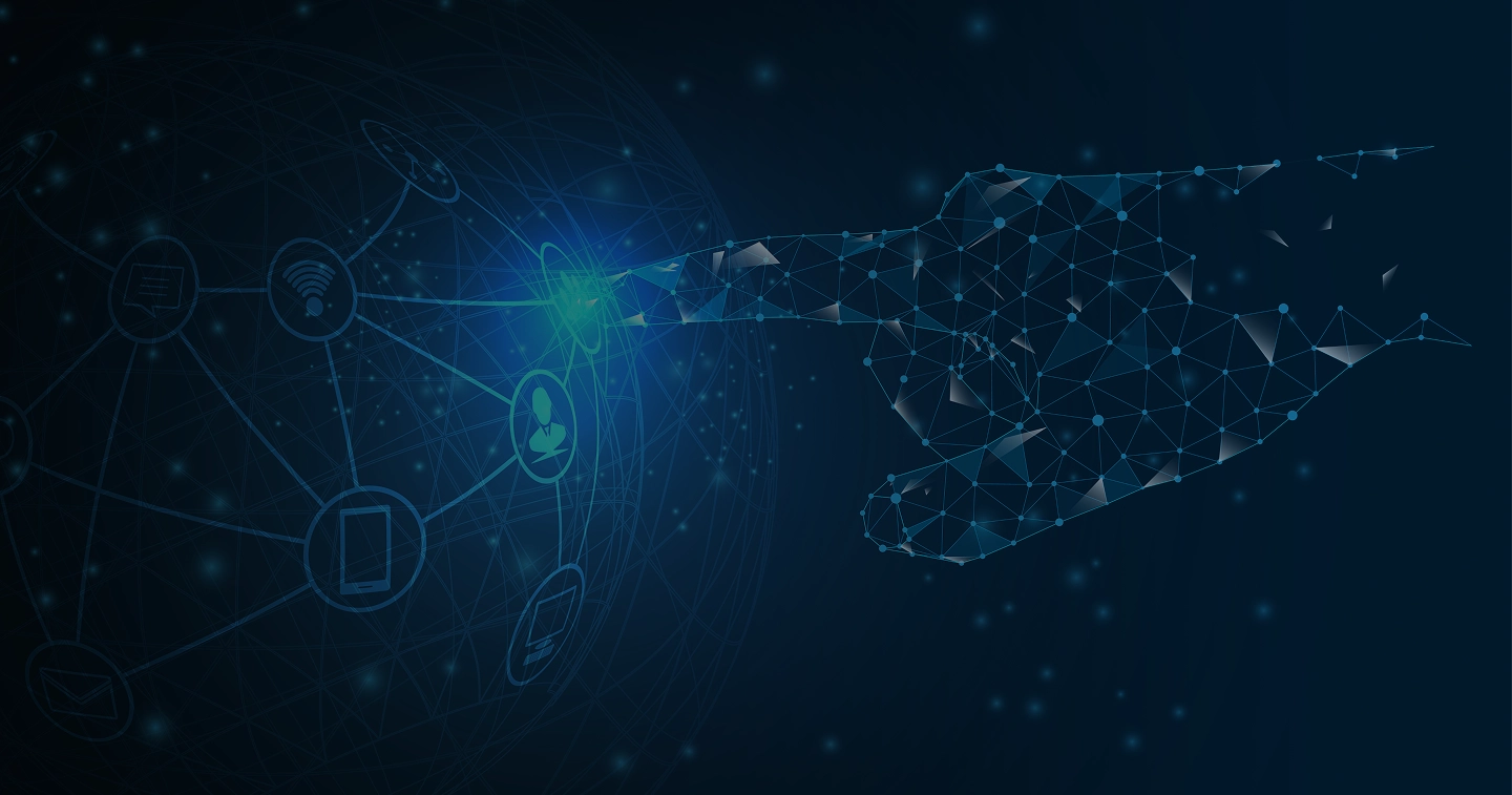 Grafica di sfondo della pagina contatti di TradeNavix 3.9